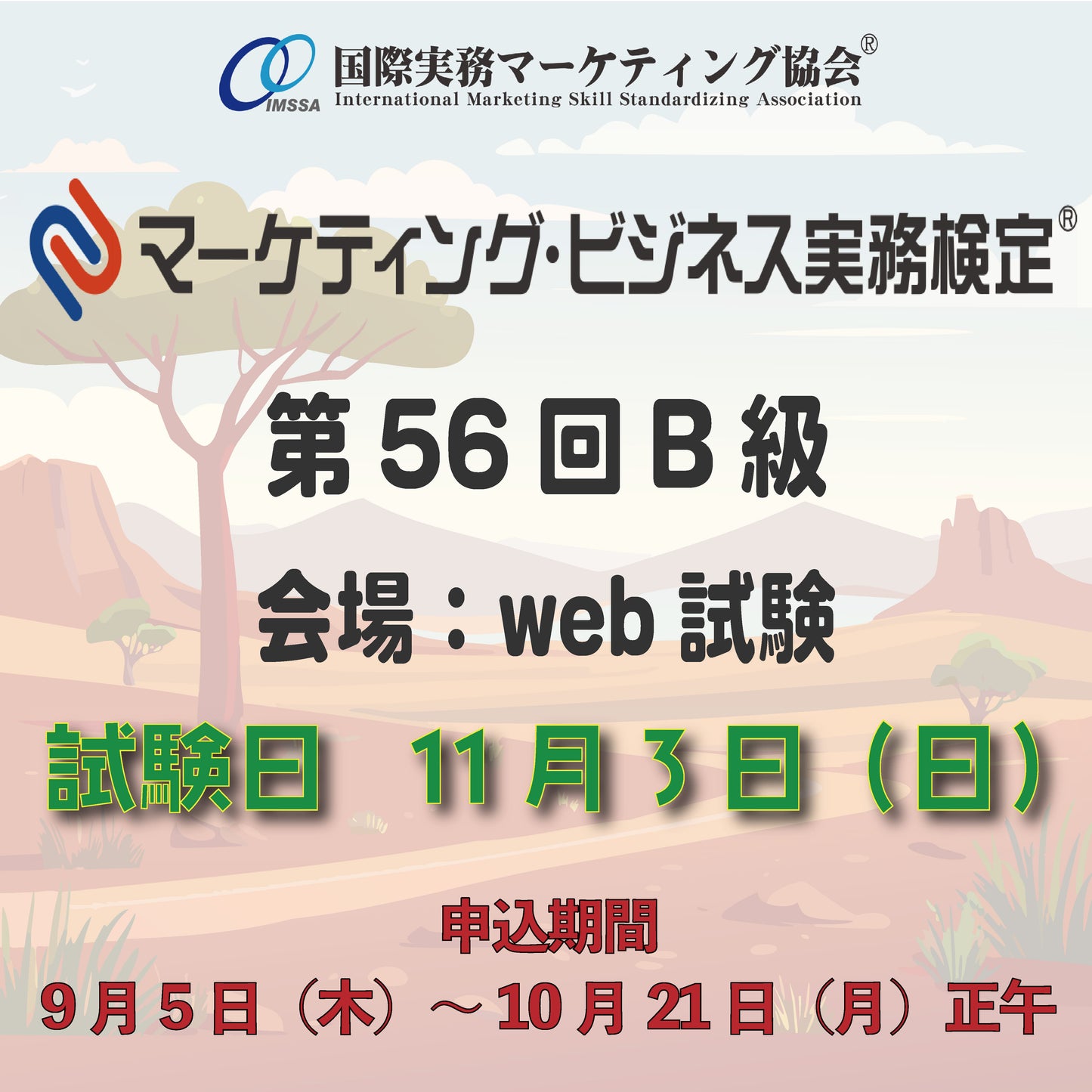 EXM-B056 2024年11月3日実施 第56回マーケティング・ビジネス実務検定®B級